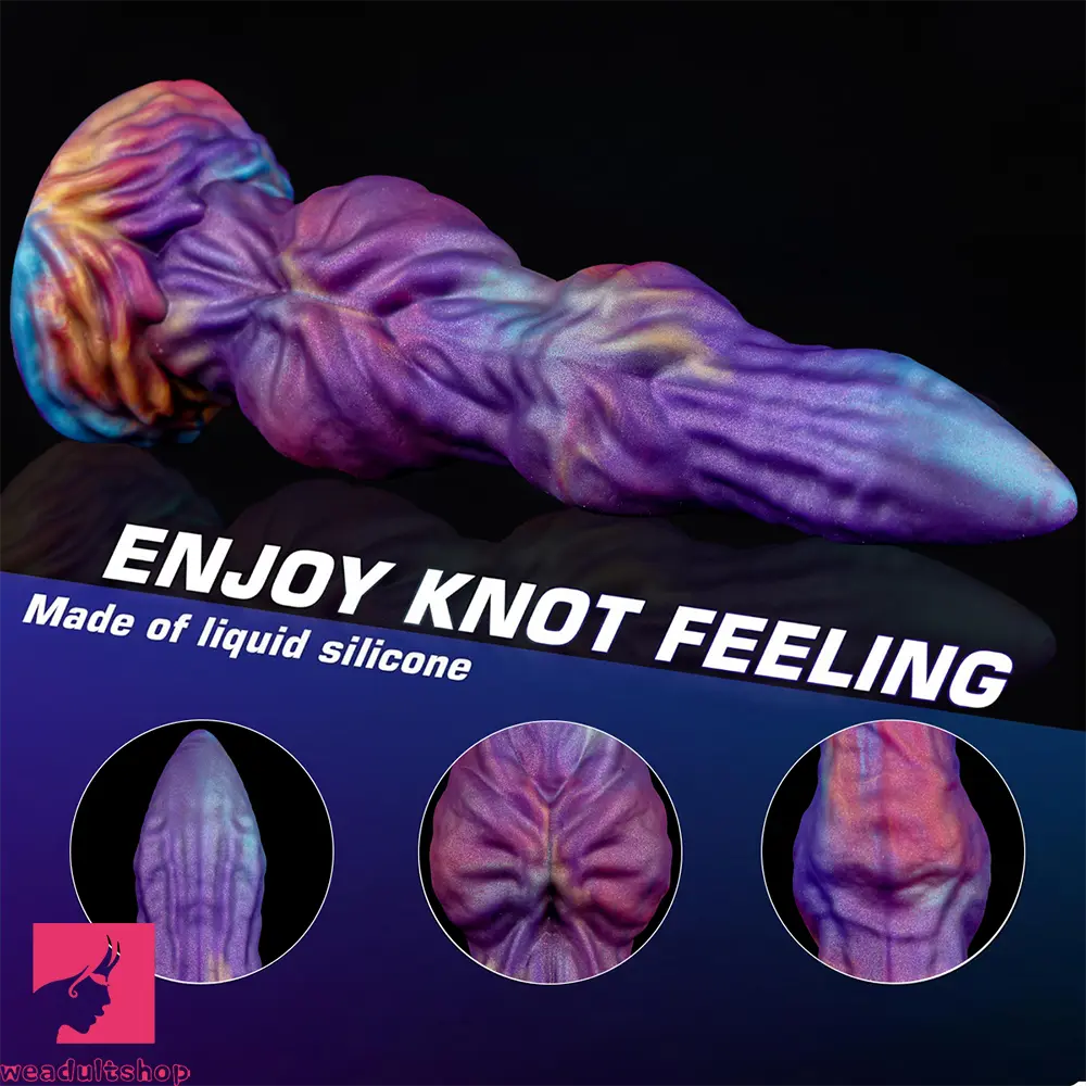 9.05in Monster Knot Silicone Big Dildo Couple Sex Game Texture Feeling