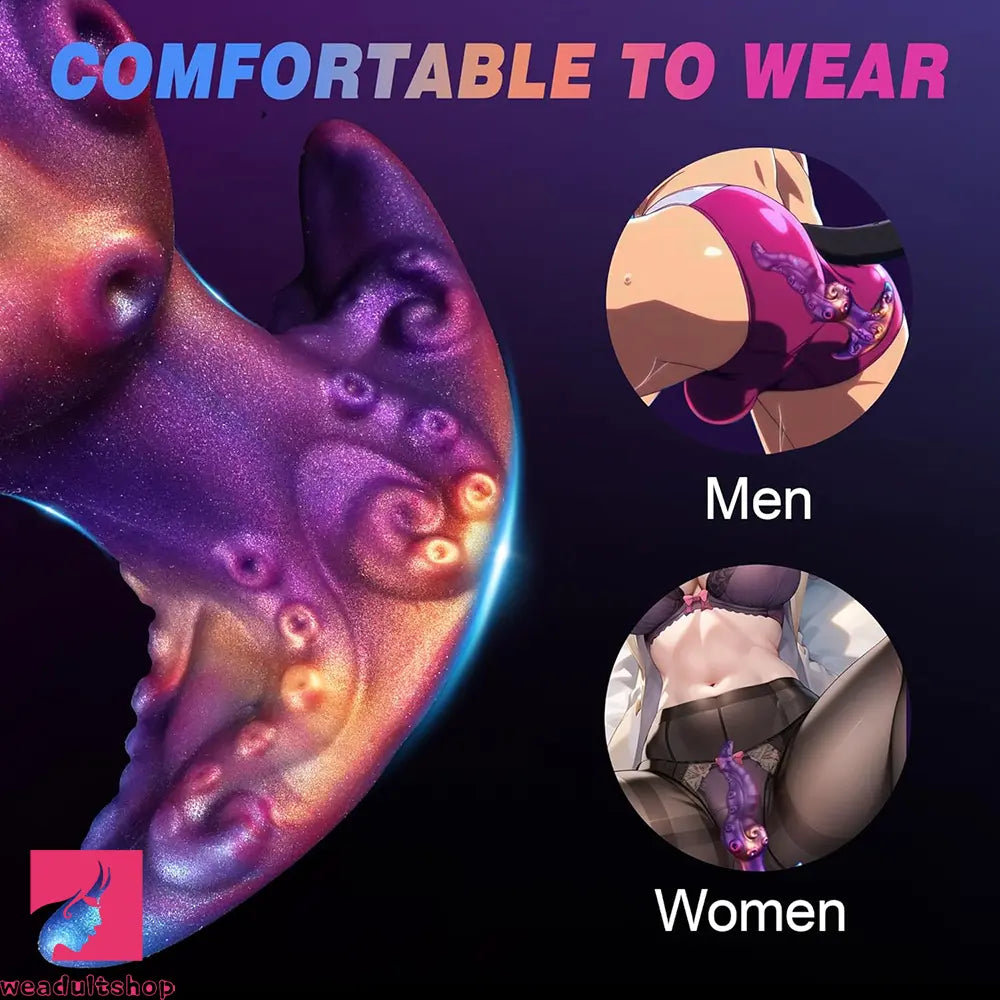 7.1in Tentacle Fantasy Odd Knot Soft Dildo Adult Sex Toy For Masturbation