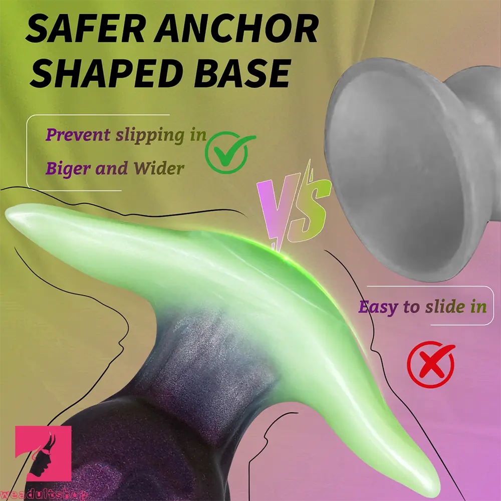 6.29in Horse Head Knot Monster Silicone Dildo For Anus Dual Dilator