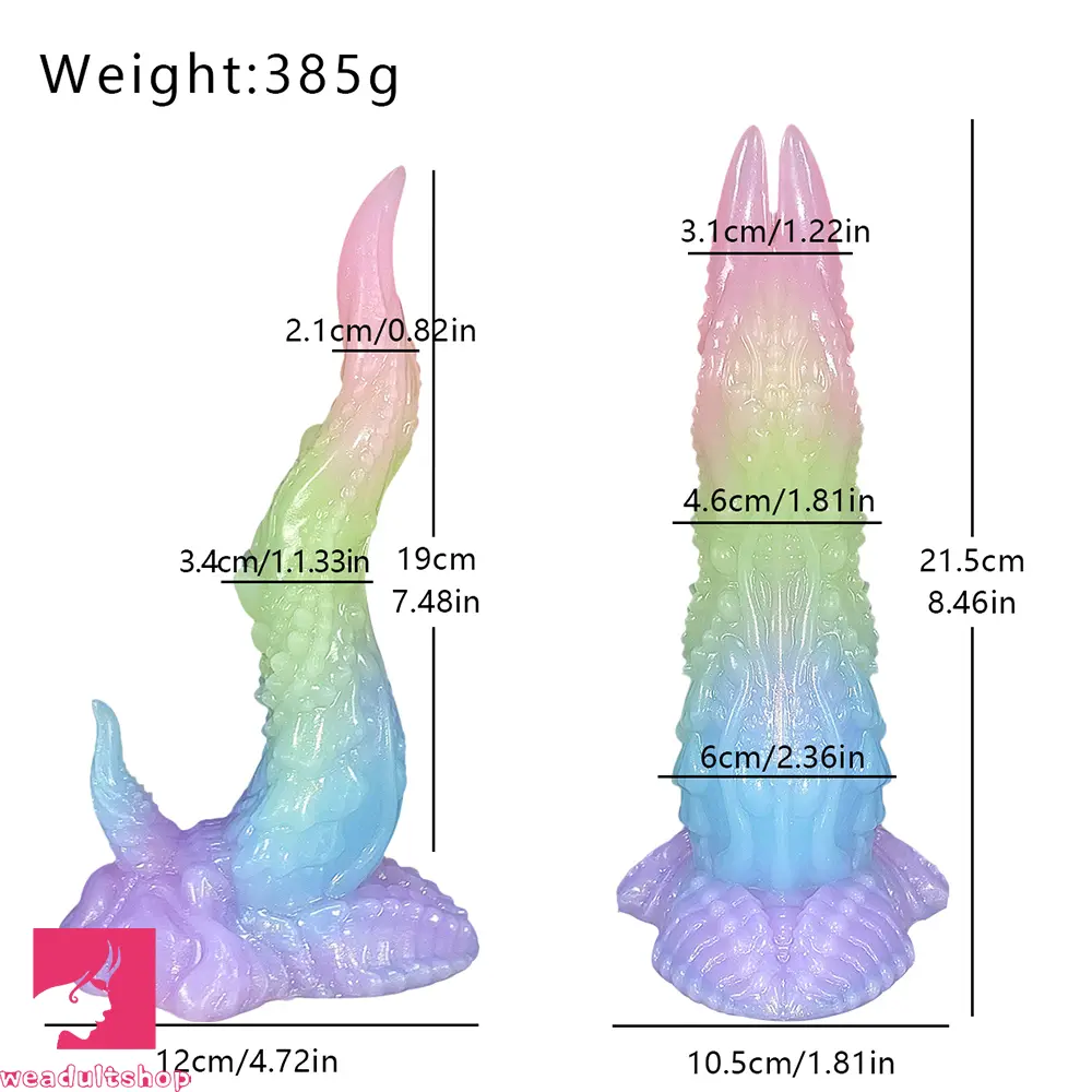 8.46in 9.25in Monster Fantasy Silicone Dildo Massage For Women Love
