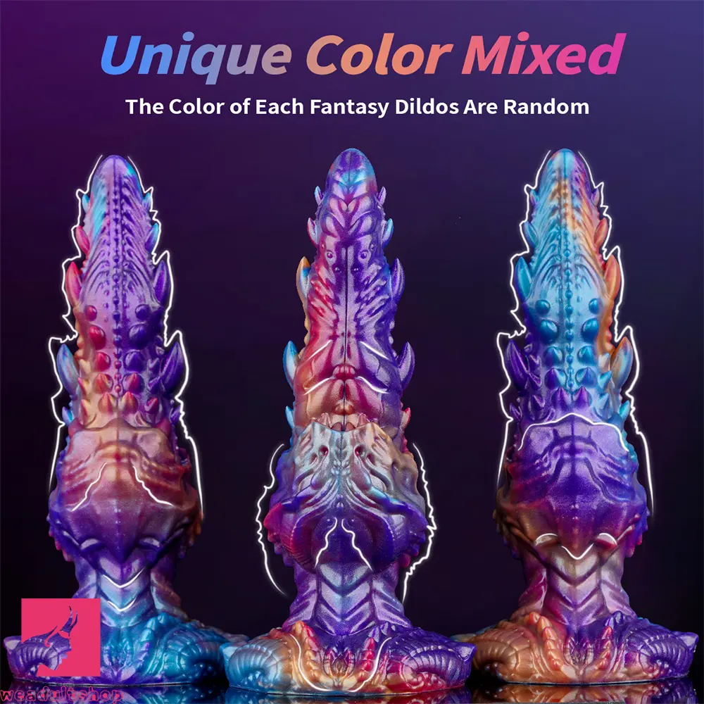 8.26in Big Fantasy Creature Silicone Dildo For Same Sex Couples Love