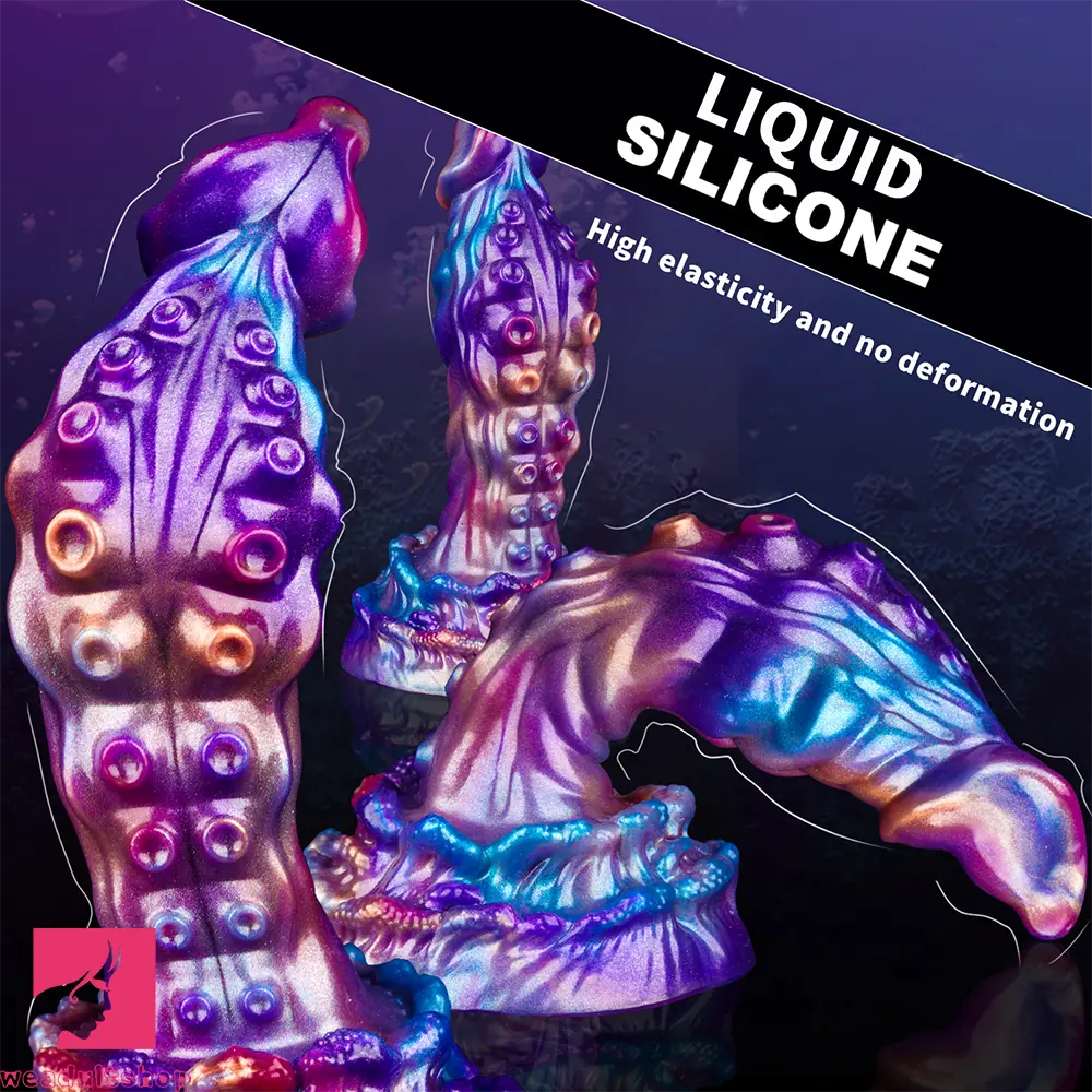 7.48in Tentacle Silicone Soft Dildo For Non-Electric Adult Intimate Cock
