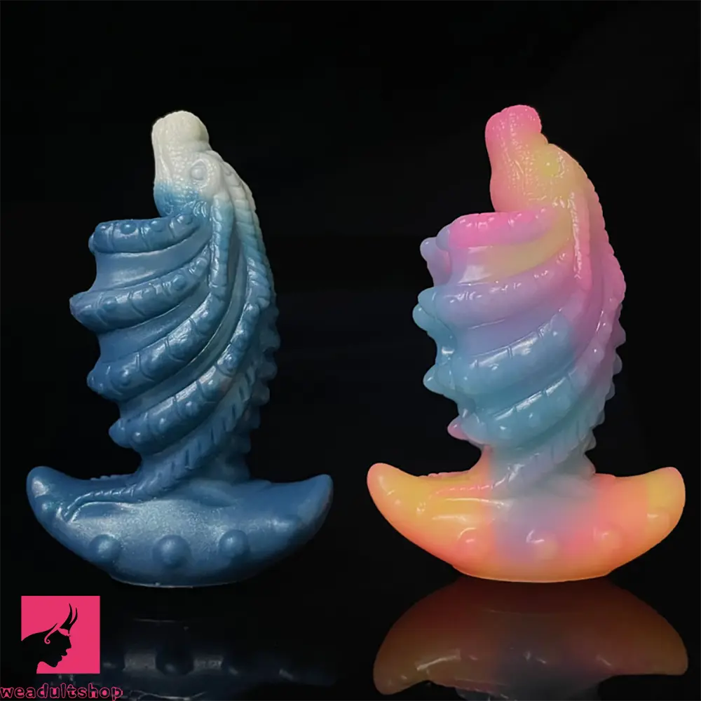 4.53in Small Fish Design Spiral Fantasy Dildo For Clit G-Spot Pleasure
