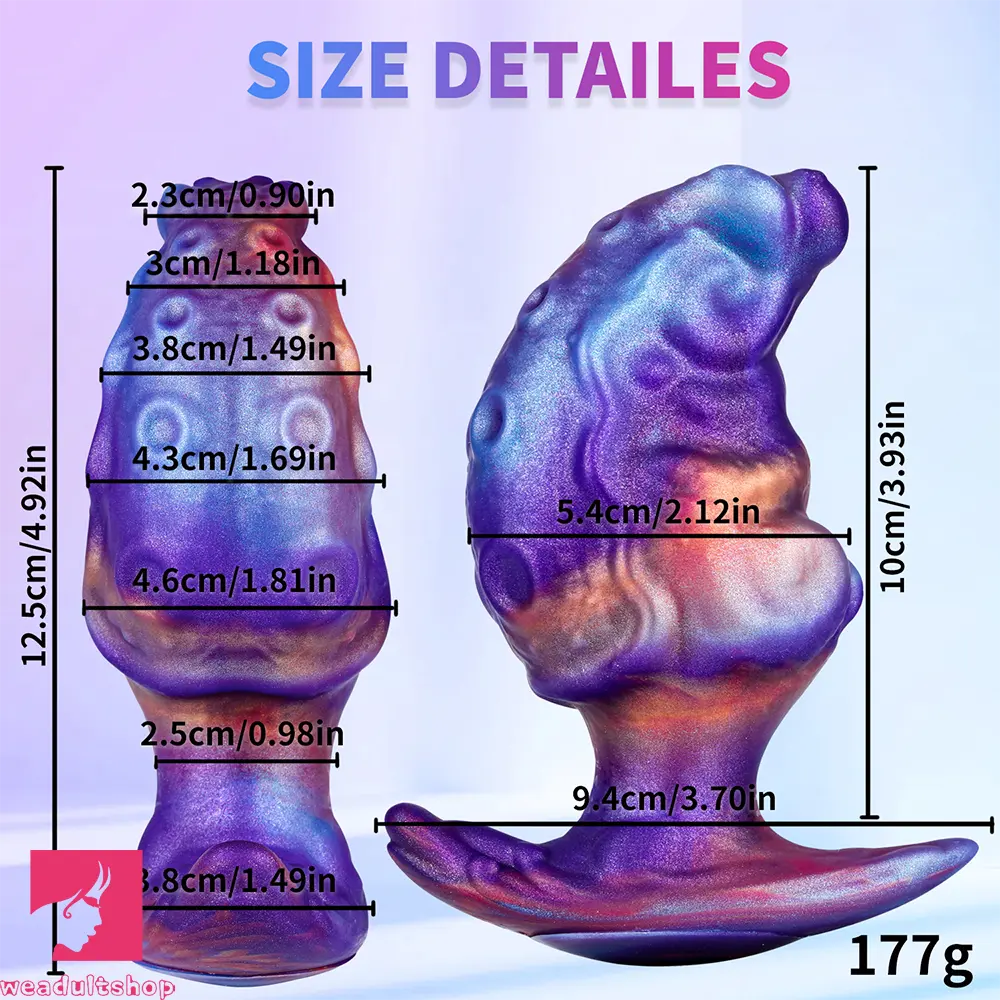 4.92in Tentacle Monster Silicone Soft Dildo Non-Electric Intimate Cock