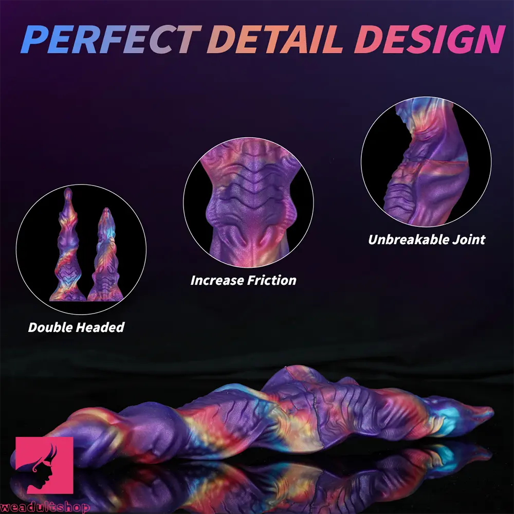 15.74in Dual Heads Monster Knots Huge Long Dildo For Anal Penis Cock