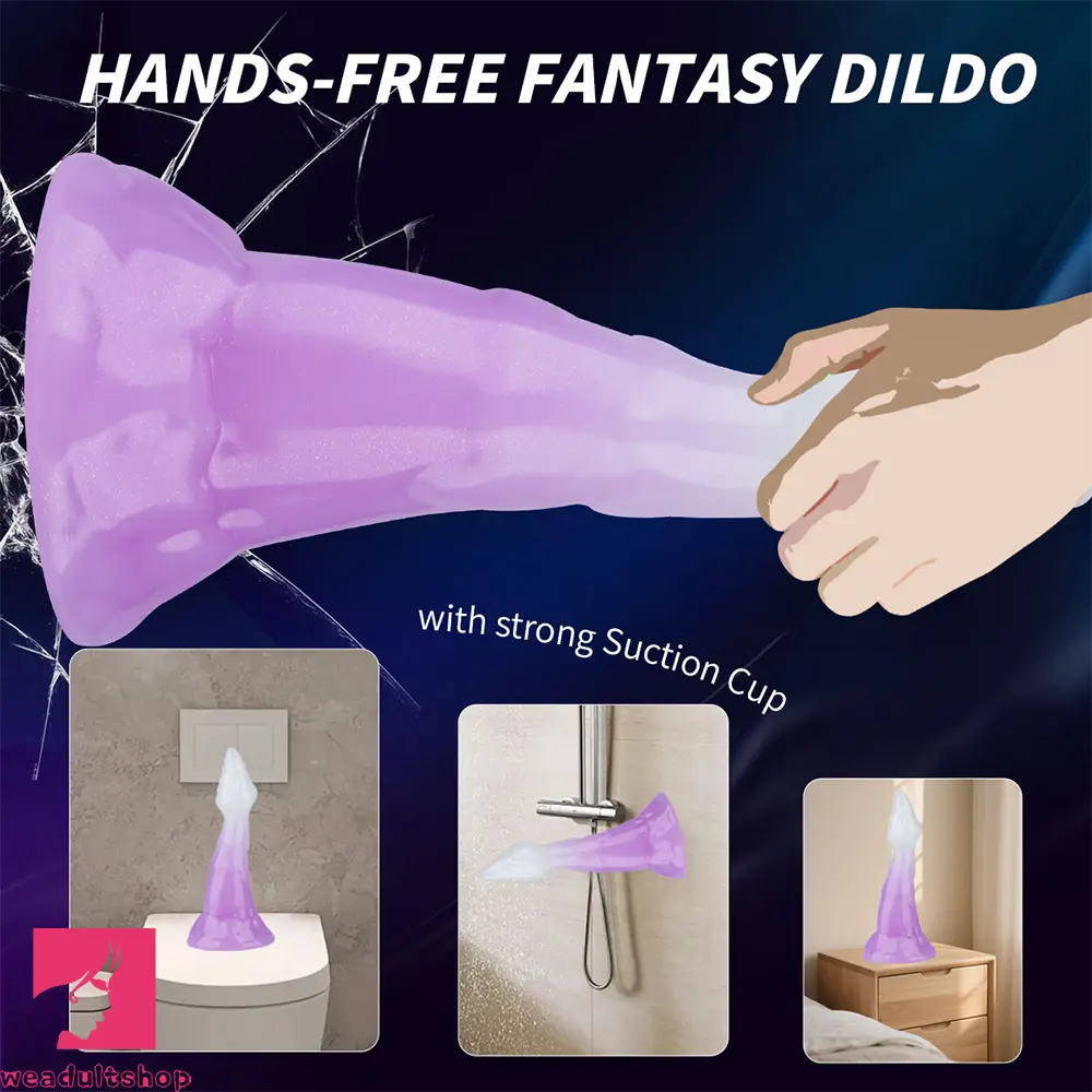 8.07in Animal Fantasy Silicone Dildo Monster Penis Design For Pleasure