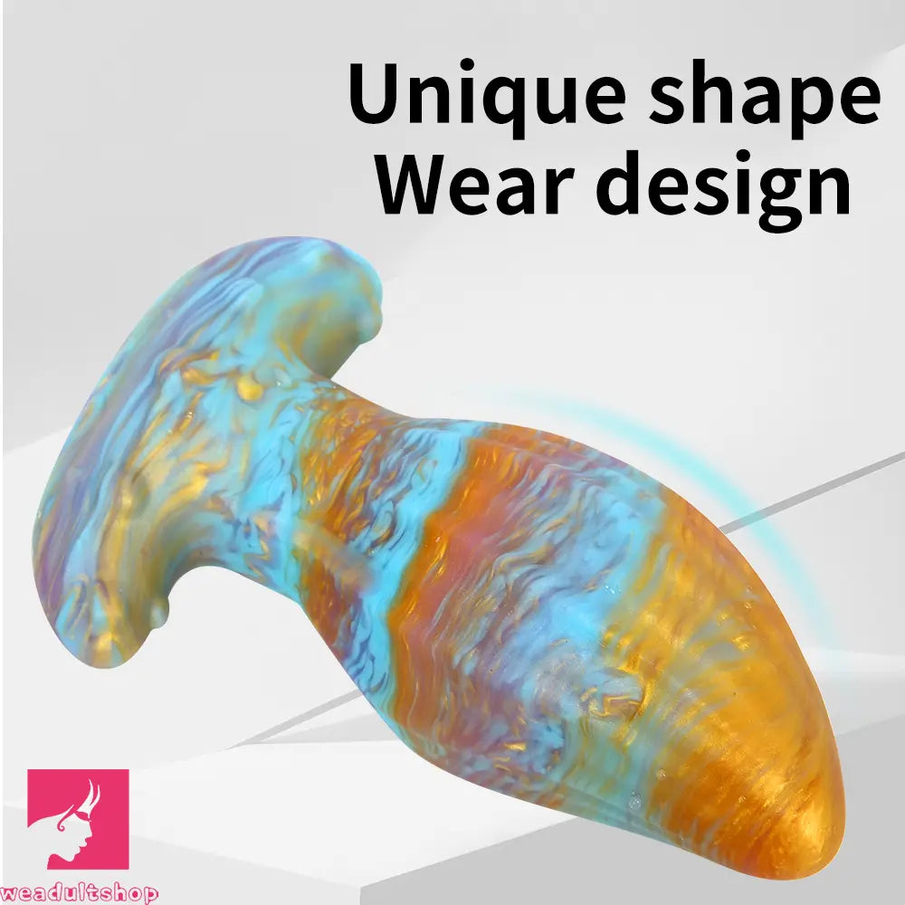 4.62in 5.7in 6.9in 7.67in 9.05in Wearable Silicone Soft Real Surface Dildo