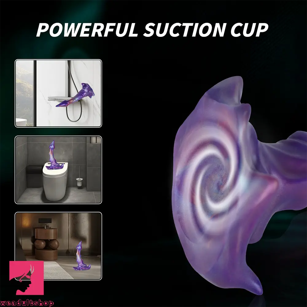 8.26in Monster Big Silicone Dildo Suction Cup Base For Hands-Free Sex