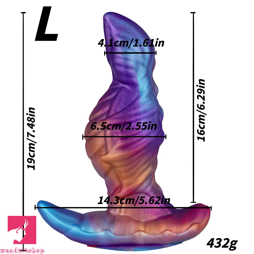 5.5in 6.49in 7.48in Monster Wearable Anal Dildo For G-Spot Love Cock