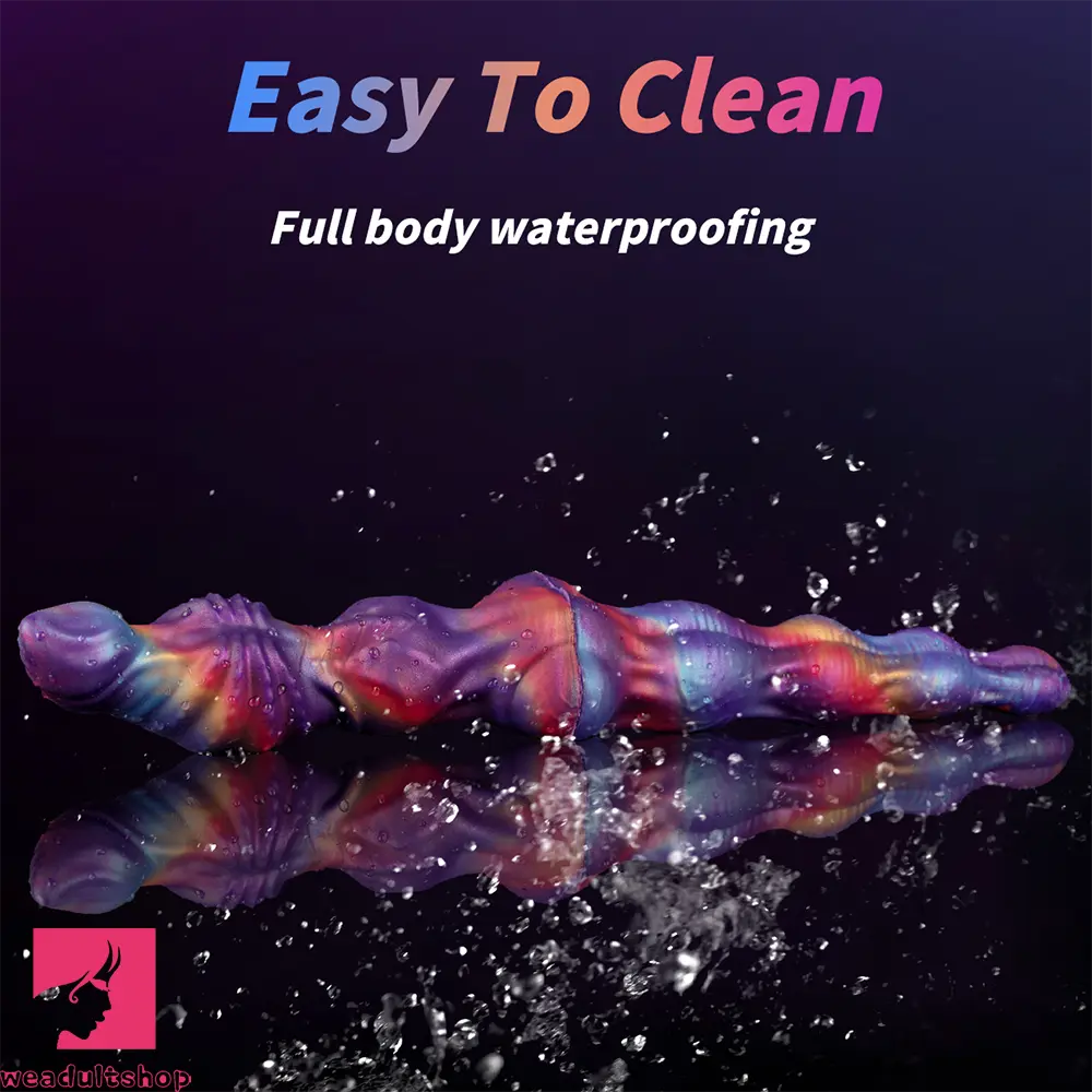 13.38in Dual Heads Knot Silicone Big Long Monster Dildo For Cock Toy