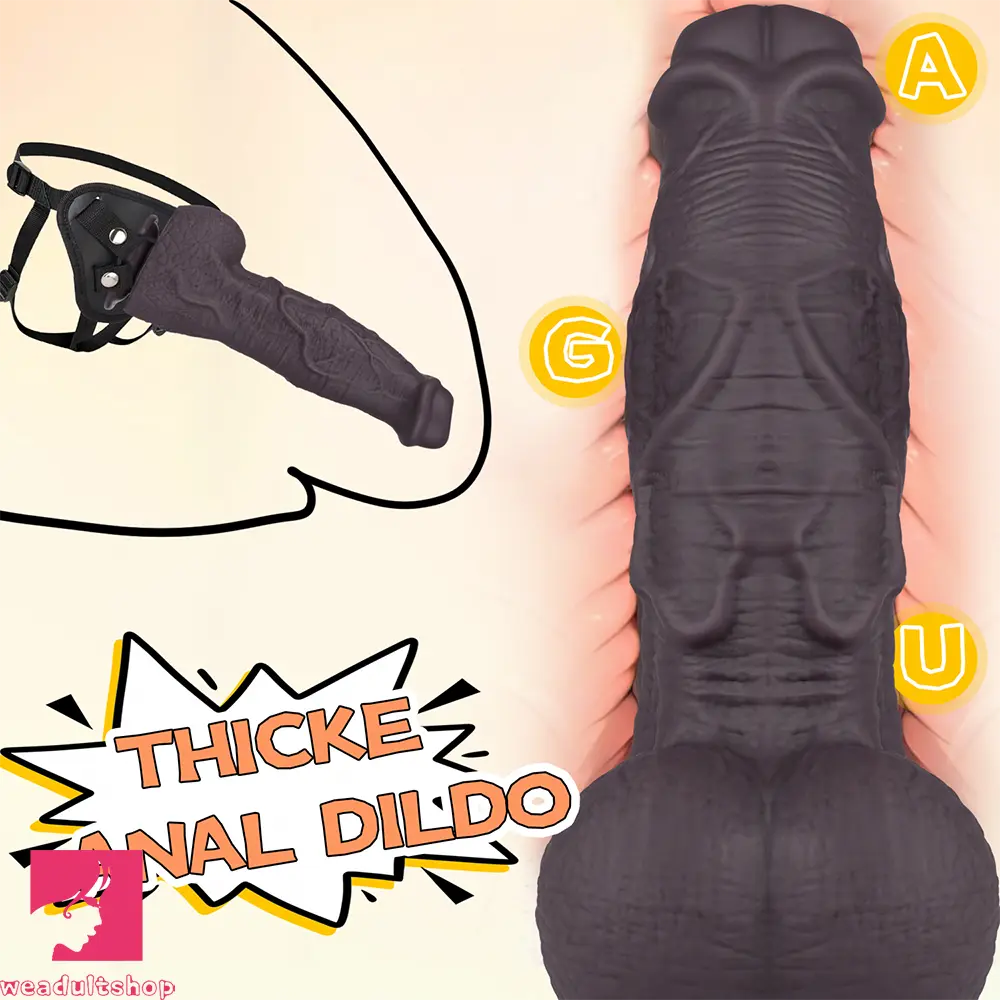 10.62in Silicone Large Soft Dildo Oversized Cock With Realistic Skin Design