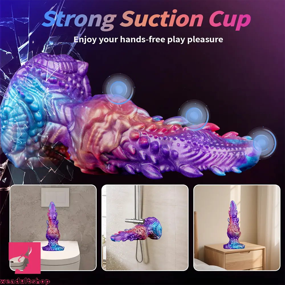 8.26in Big Fantasy Creature Silicone Dildo For Same Sex Couples Love