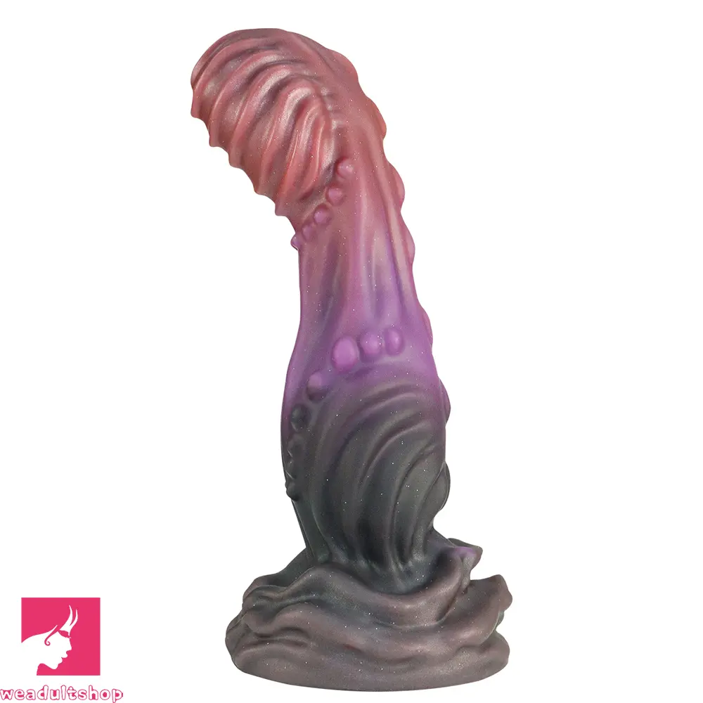 8in Luminous Fantasy Silicone Soft Big Dildo Manual Climax Bed Cock Love