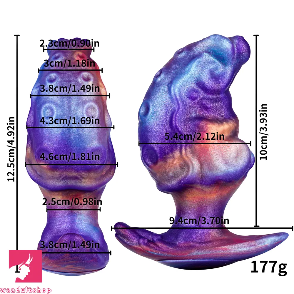 4.92in Tentacle Monster Silicone Soft Dildo Non-Electric Intimate Cock