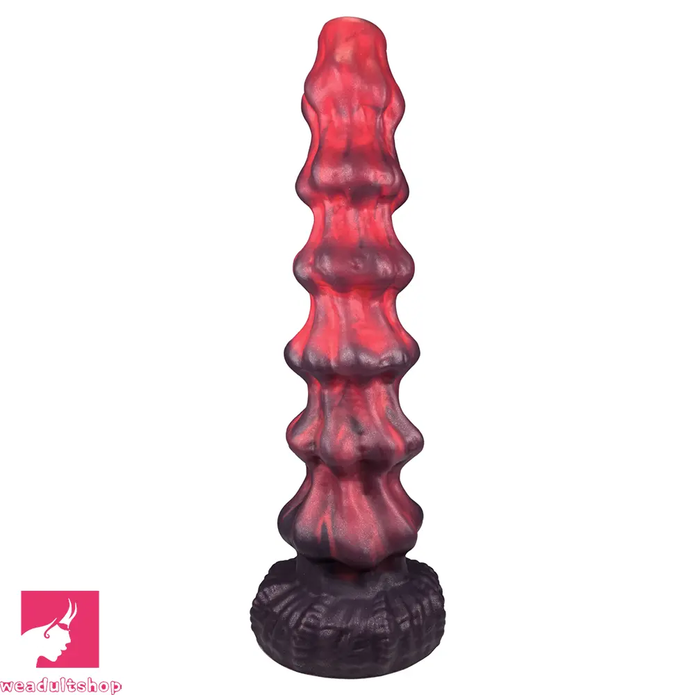 10.04in Monster Silicone Big Odd Dildo Anal Clit Expansion Sex Cock