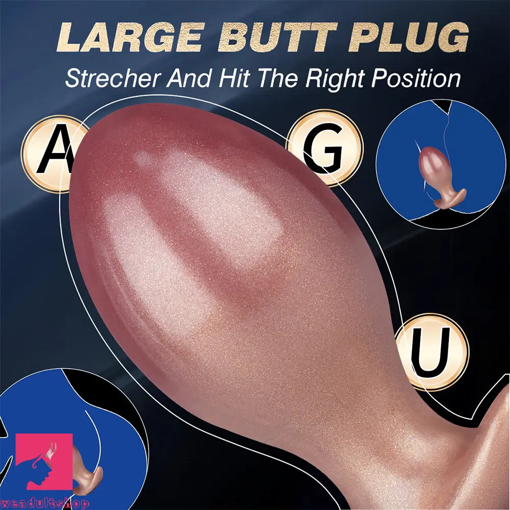 3.74in 4.33in 5.11in Anal Ball Butt Plug Dildo Female Pleasure Penis Sex Toy