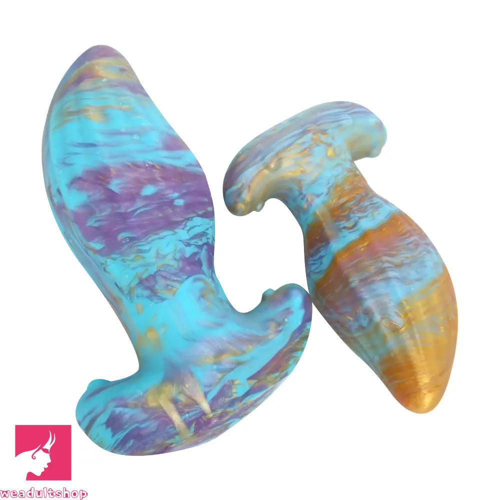 4.62in 5.7in 6.9in 7.67in 9.05in Wearable Silicone Soft Real Surface Dildo