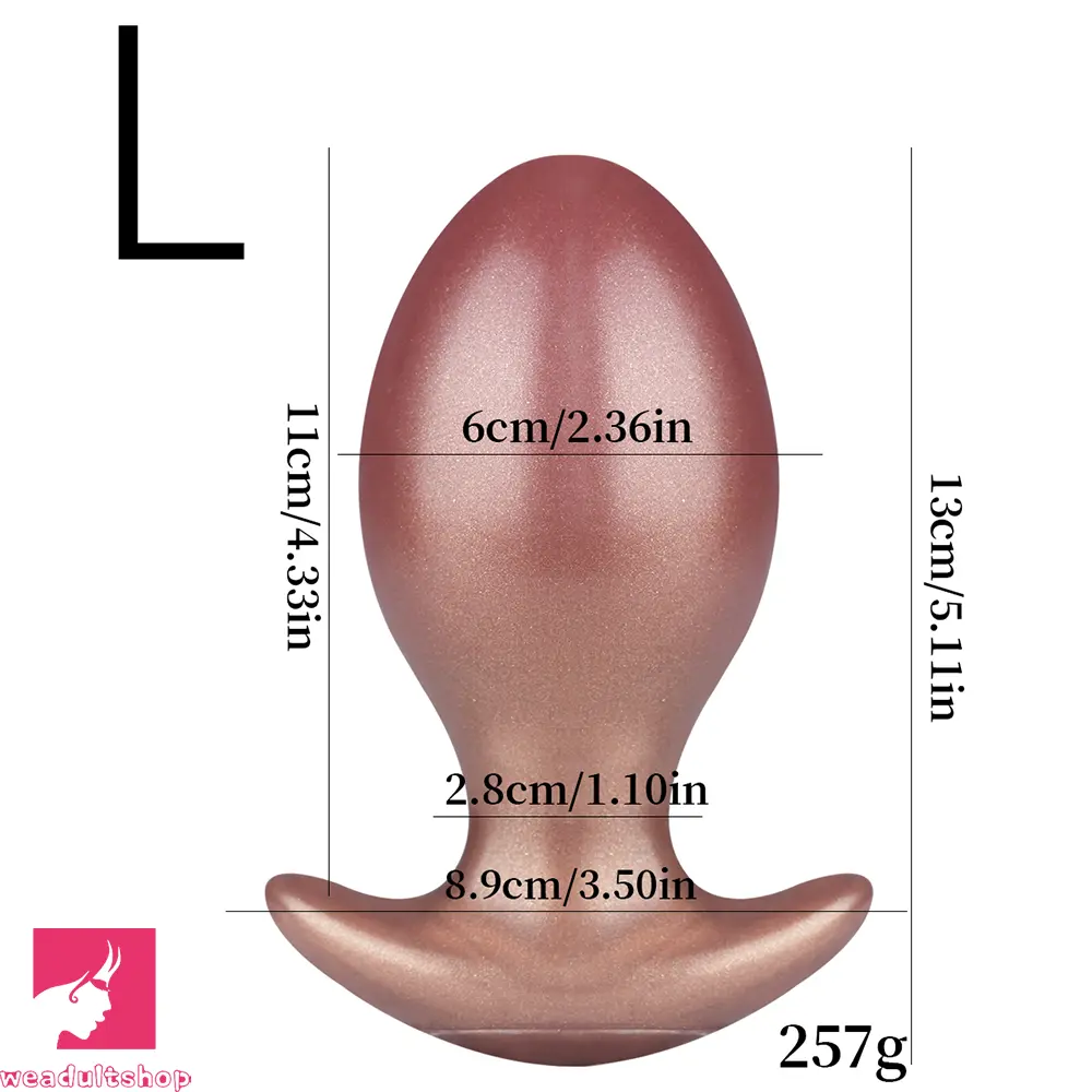 3.74in 4.33in 5.11in Anal Ball Butt Plug Dildo Female Pleasure Penis Sex Toy
