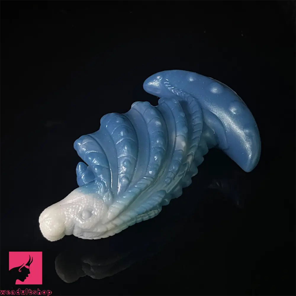 4.53in Small Fish Design Spiral Fantasy Dildo For Clit G-Spot Pleasure