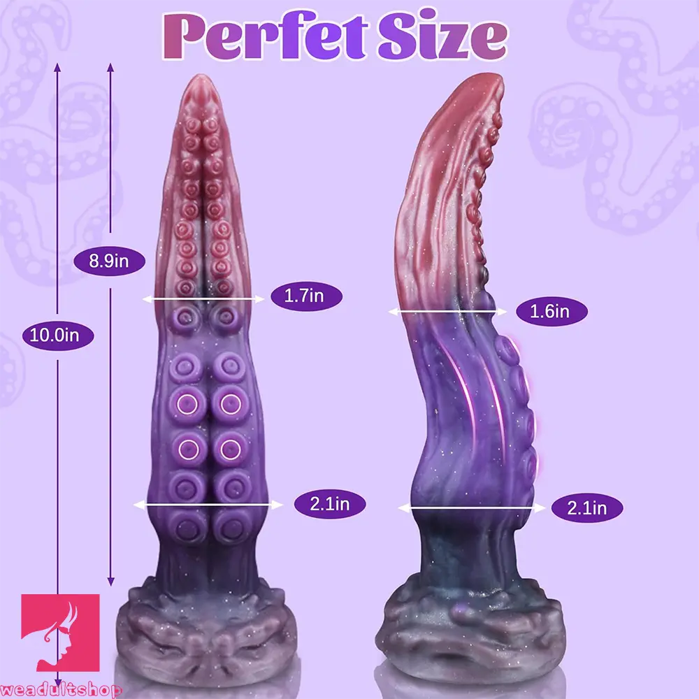 10in Tentacle Odd Silicone Soft Large Dildo Male Penis Masturbator Toy
