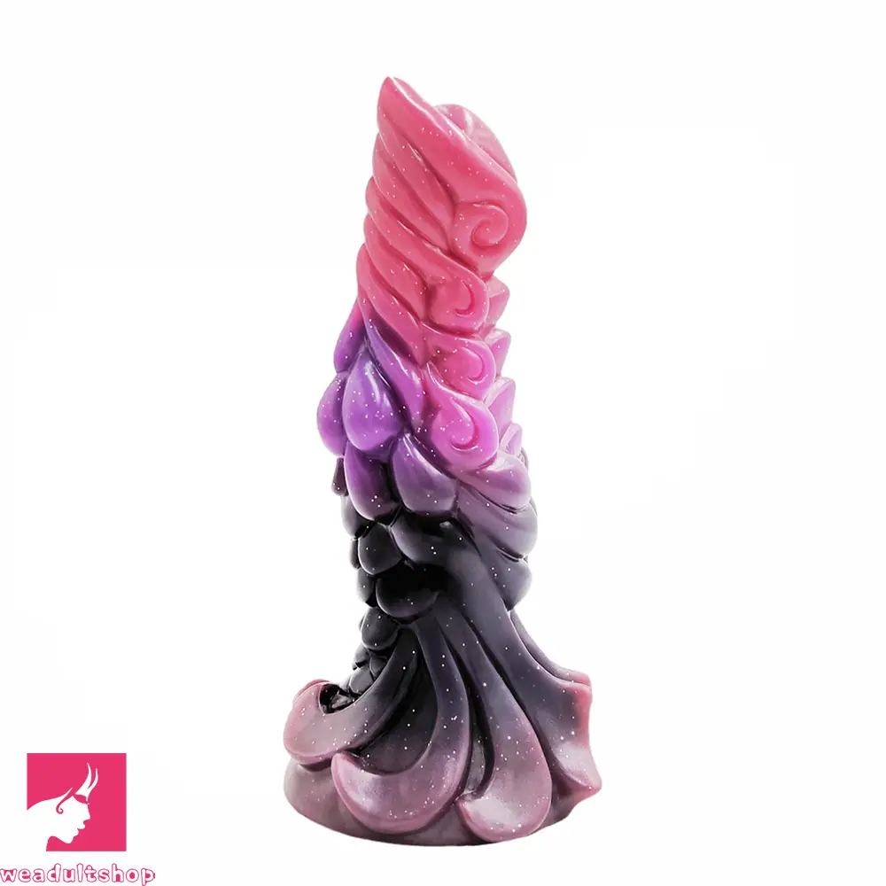7.87in Monster Knot Luminous Dildo With Ribs Adult Sex Masturbator