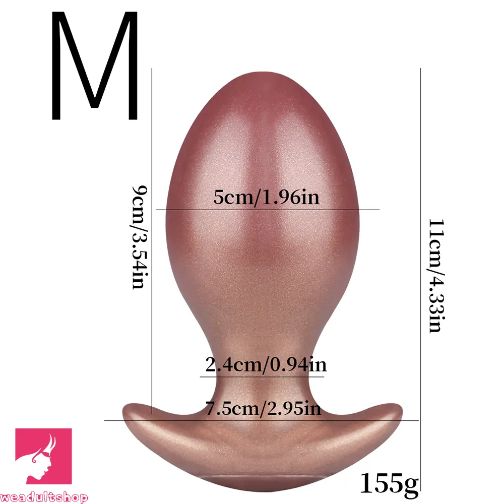 3.74in 4.33in 5.11in Anal Ball Butt Plug Dildo Female Pleasure Penis Sex Toy