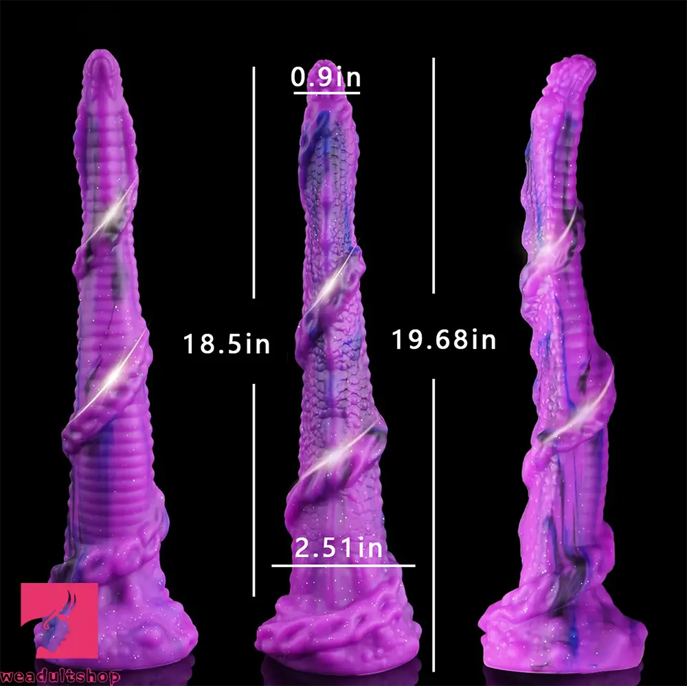 19.68in Unique Monster Dragon Big Long Dildo For Anal Sex Masturbation