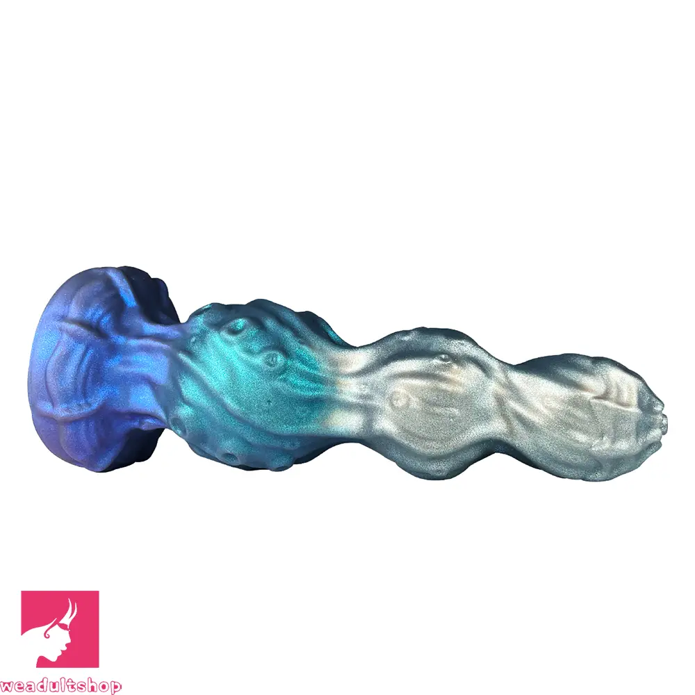7.87in Tentacle Fantasy Knot Silicone Dildo Couple Intimacy Game Cock