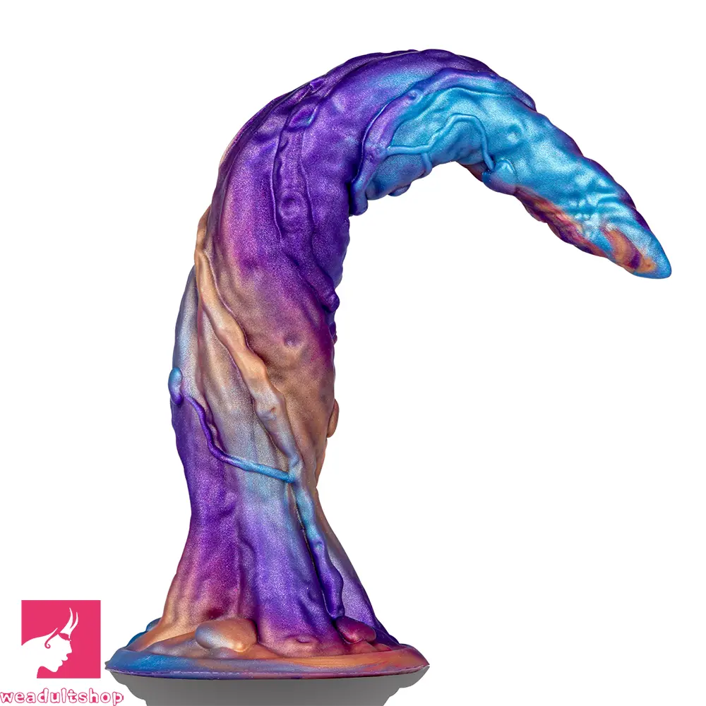 10.43in Vivid Veins Fantasy Silicone Soft Monster Dildo Couple Cock Toy