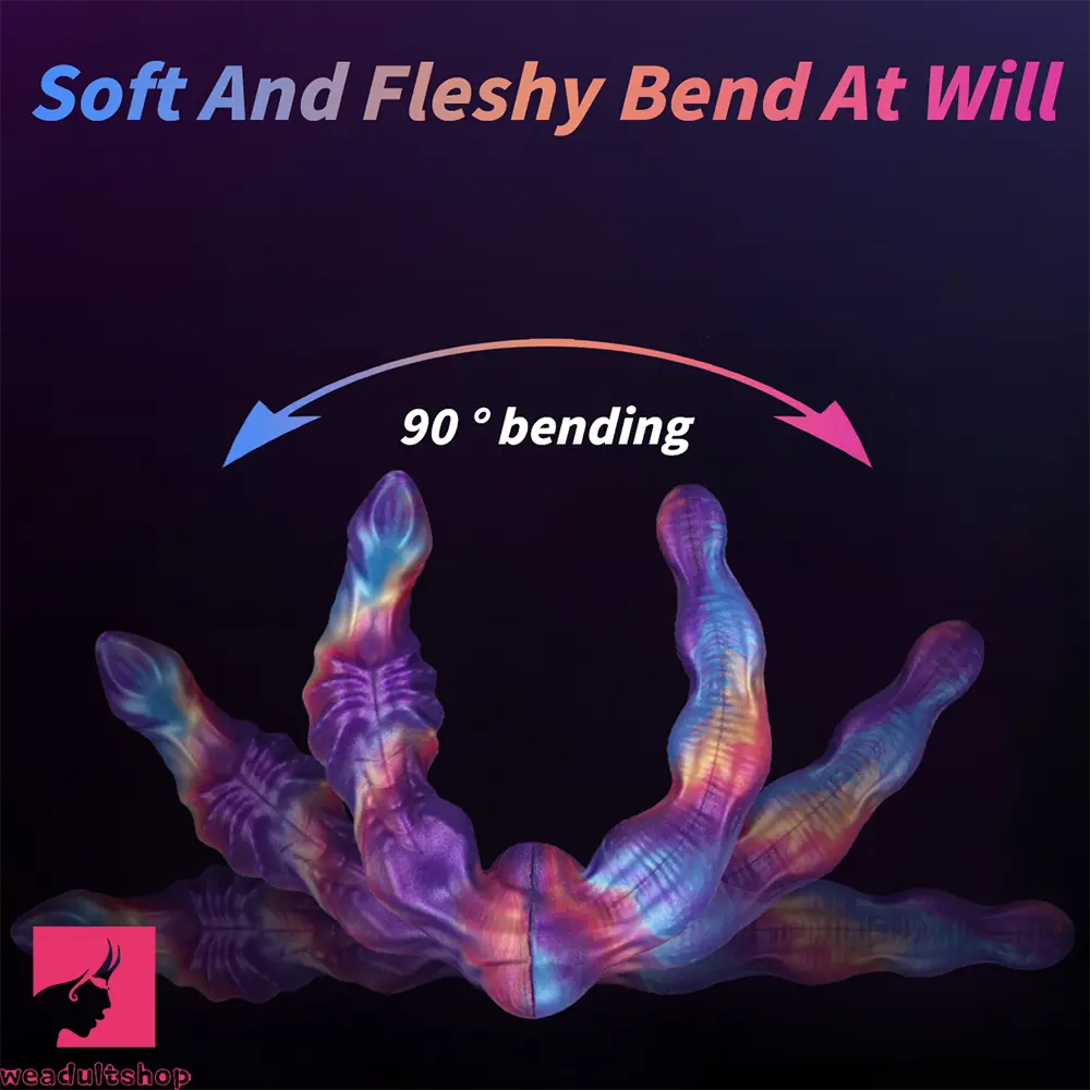 13.38in Dual Heads Knot Silicone Big Long Monster Dildo For Cock Toy