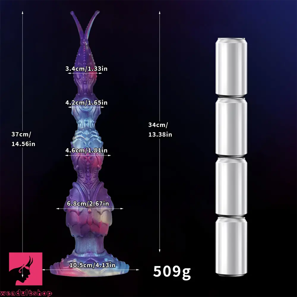 14.56in Huge Long Fantasy Monster Dildo Highquality Silicone Soft Penis