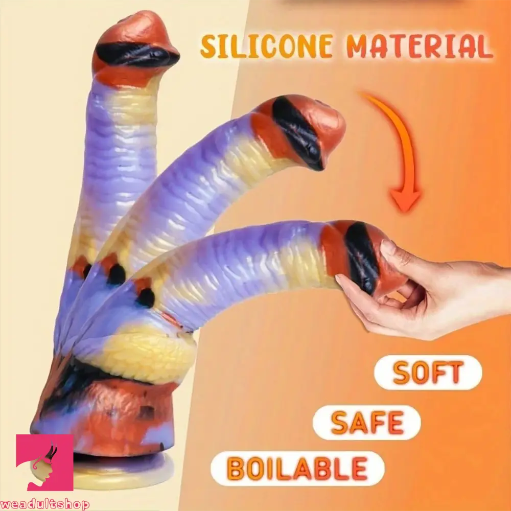 11.81in Monster Big Fantasy Dragon Knot Silicone Soft Dildo For Animal Sex