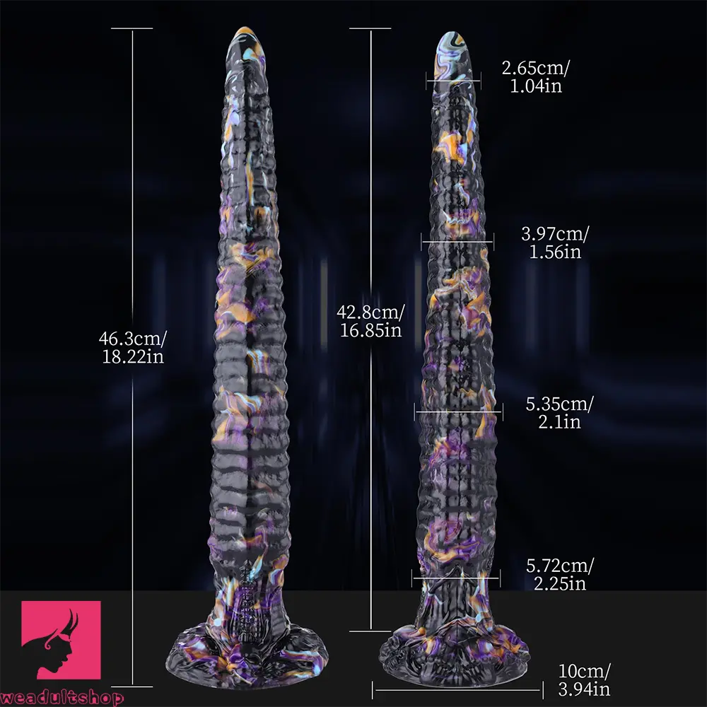 18.22in Fantasy Dragon Odd Silicone Big Long Monster Dildo For Touch