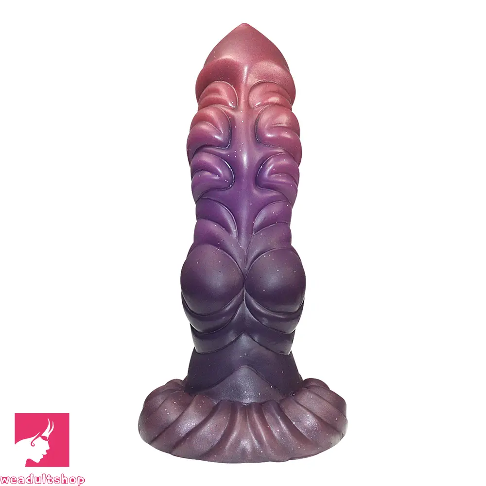 8.26in Creature Knot Silicone Fantasy Luminous Flexible Feeling Dildo