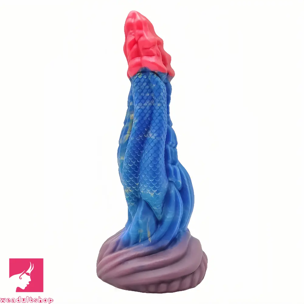 8.86in Dragon Creature Big Cock Silicone Dildo Pleasure Cock Love Toy