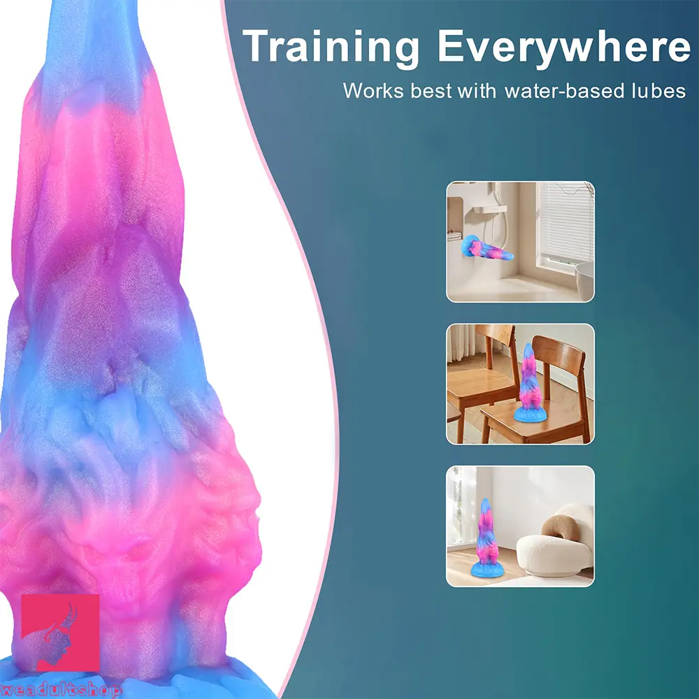 7.87in 14.37in Fantasy Monster Huge Dildo Sex Masturbator Female Cock