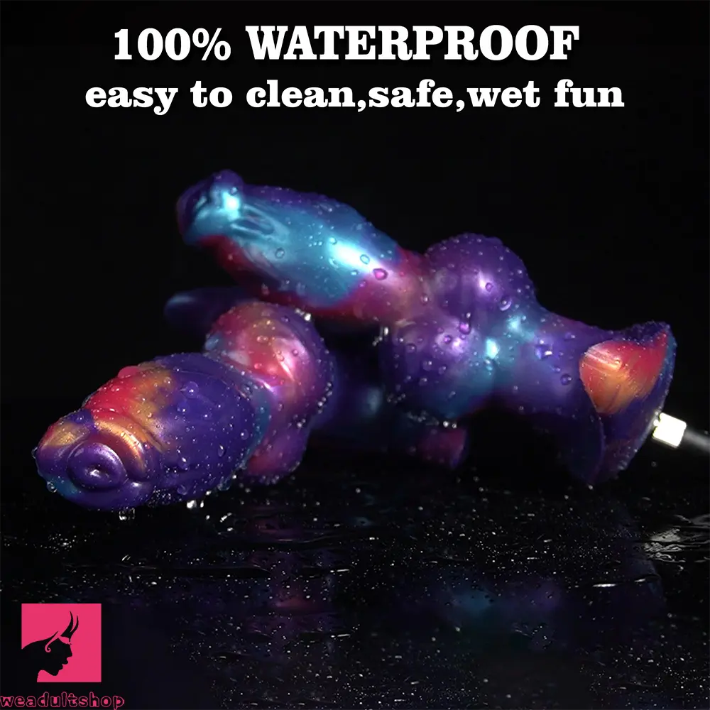 6.69in Monster Knot Inflatable Dildo For Anal Vaginal Knot Massage Toy