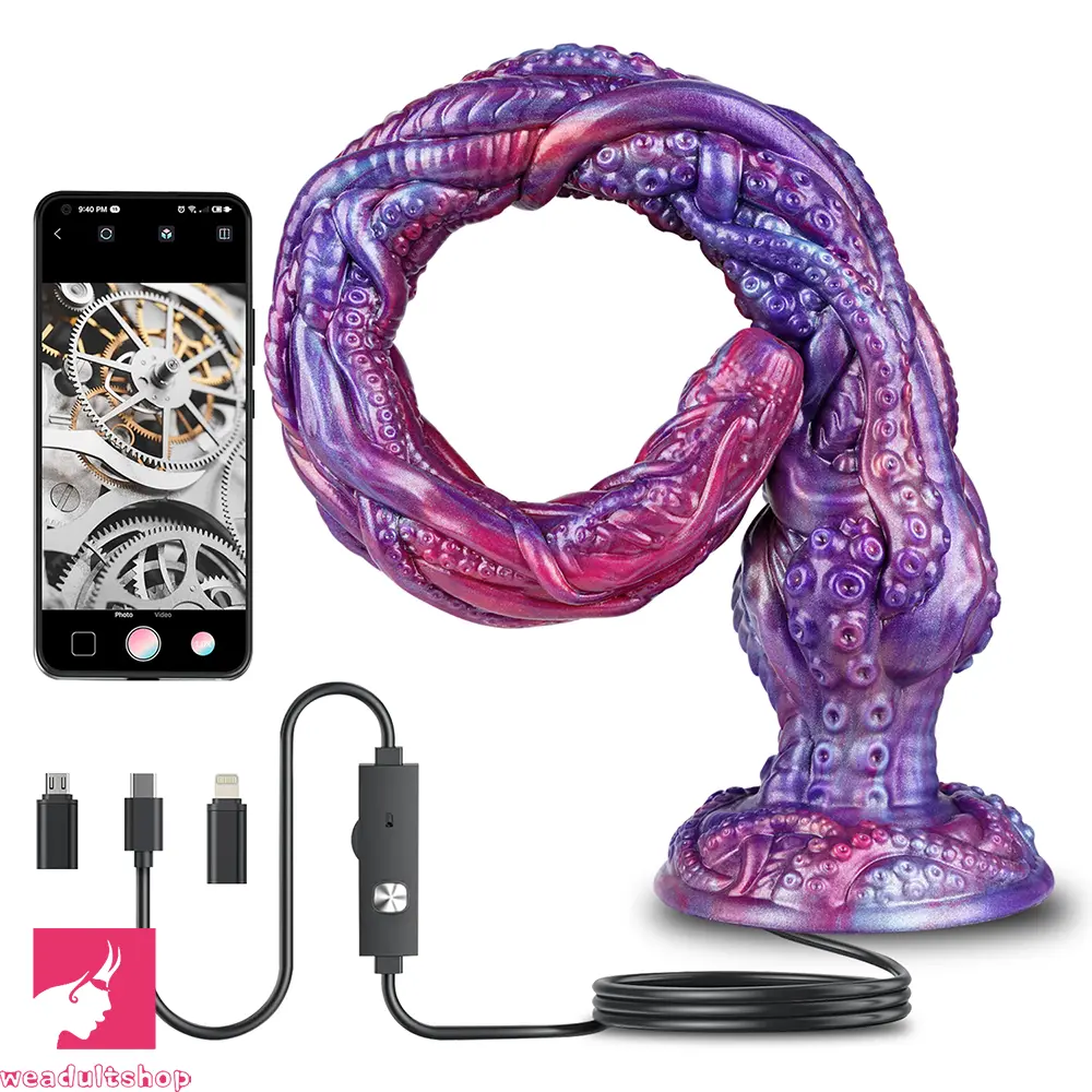 19.88in Huge Long Odd 1080P HD Video Photo Camera Endoscopy Dildo
