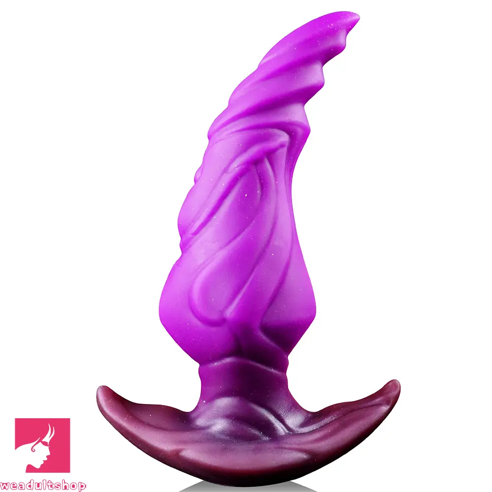 6.6in Pointy Head Thick Knot Wearable Anal Plug Dildo Adult Playtime