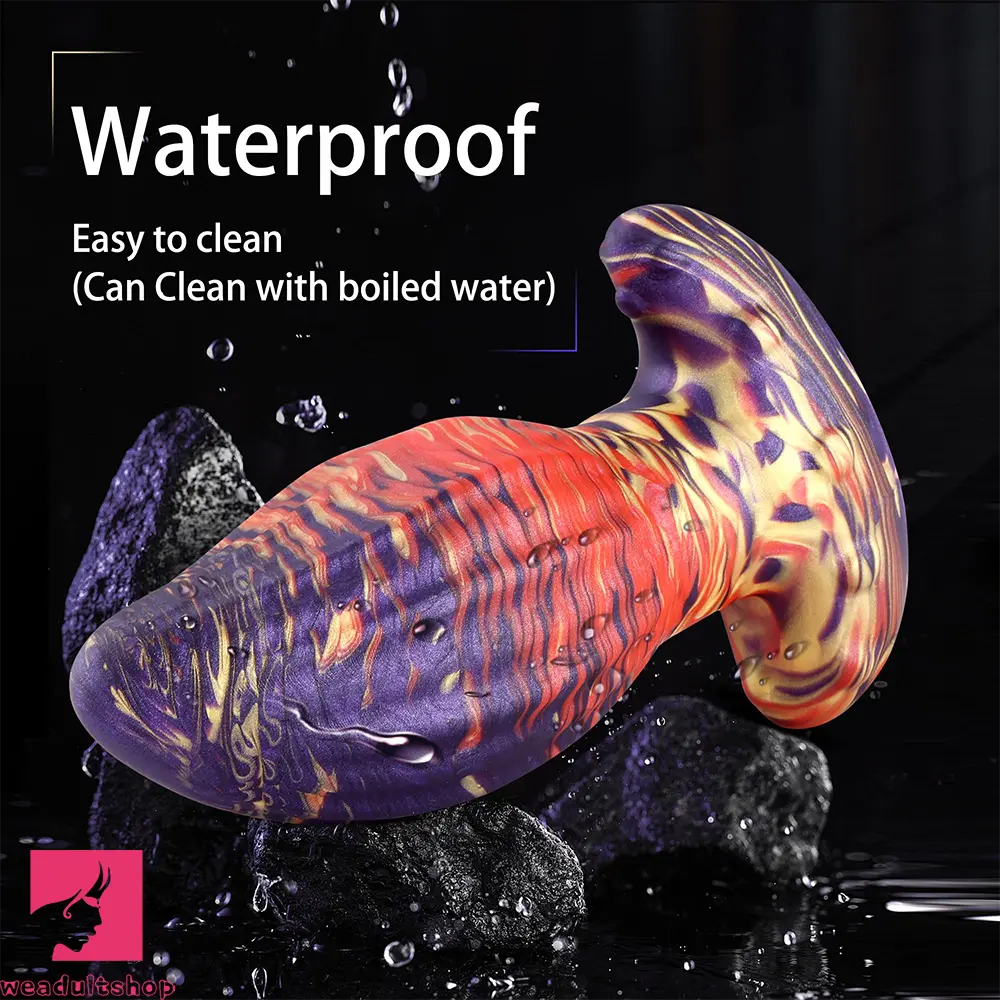 4.62in 5.7in 6.9in 7.67in 9.05in Wearable Silicone Soft Real Surface Dildo