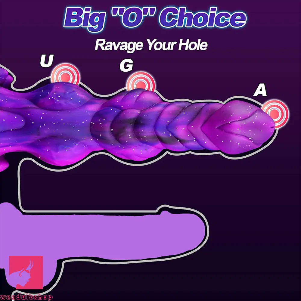 9.64in Knot Monster Silicone Big Soft Dildo For Immersive Experience Toy