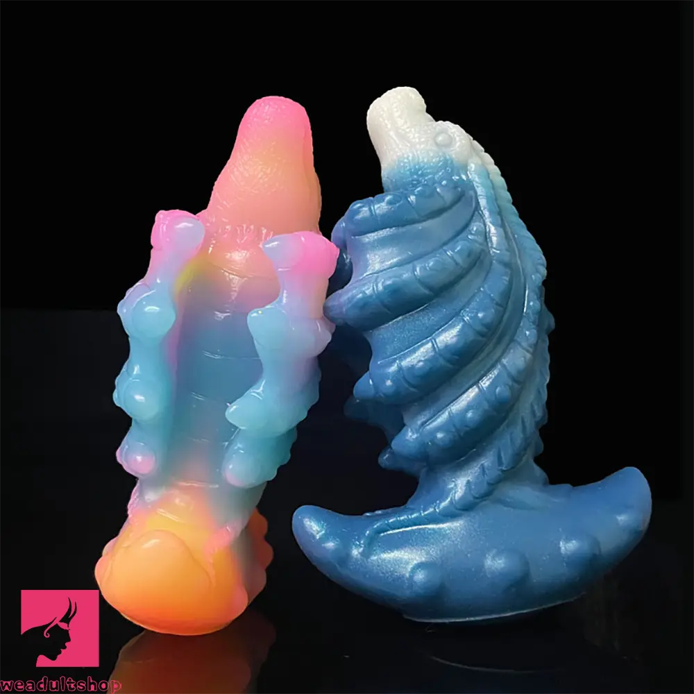 4.53in Small Fish Design Spiral Fantasy Dildo For Clit G-Spot Pleasure