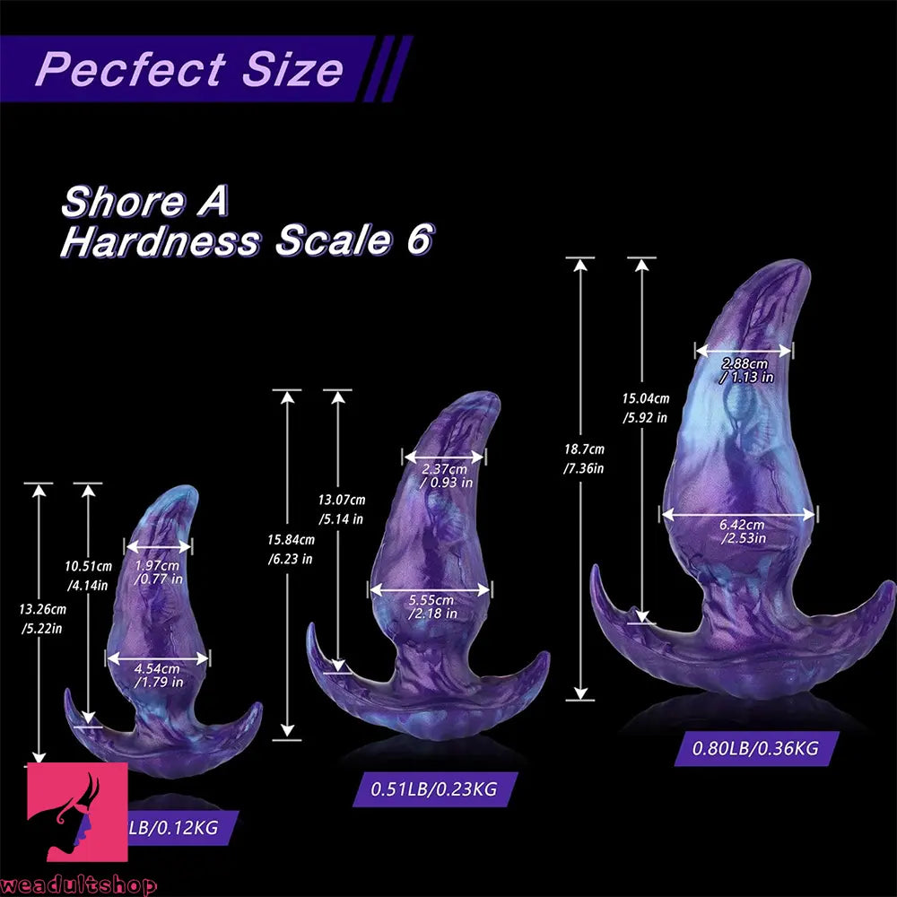 5.11in 6.29in 7.48in 8.66in Monster Fantasy Silicone Dildo For Starter Sex