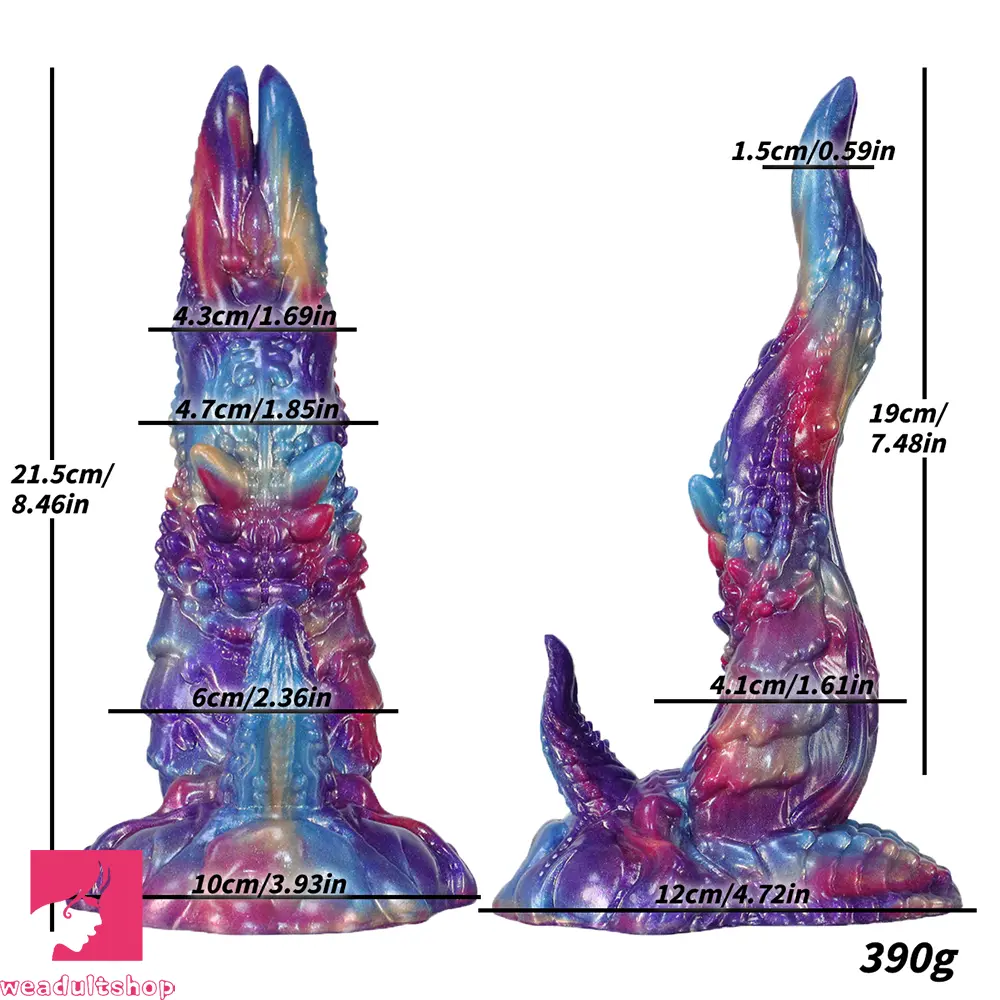 8.46in 9.25in Monster Fantasy Silicone Dildo Massage For Women Love