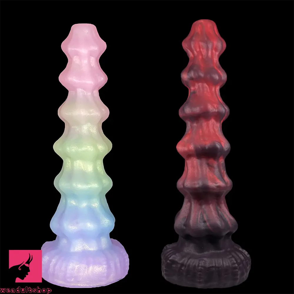 10.04in Monster Silicone Big Odd Dildo Anal Clit Expansion Sex Cock