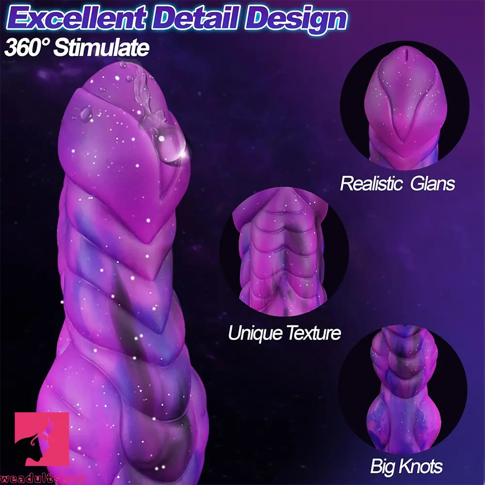 9.64in Knot Monster Silicone Big Soft Dildo For Immersive Experience Toy