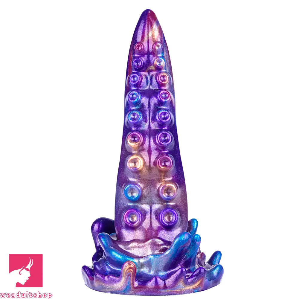 7.48in Tentacle Monster Silicone Dildo Hands-Free Play For Dilator