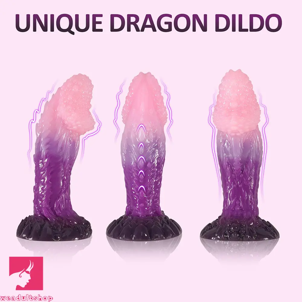 8in Fantasy Dragon Monster Silicone Big Dildo Bold Highquality Cock
