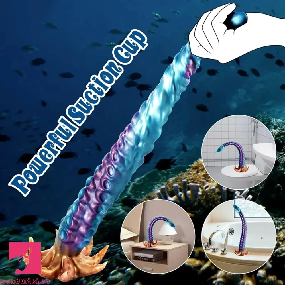 17.3in 19in 22.8in Tentacle Realistic Anal Plug Large Anal Dildo For Deepest