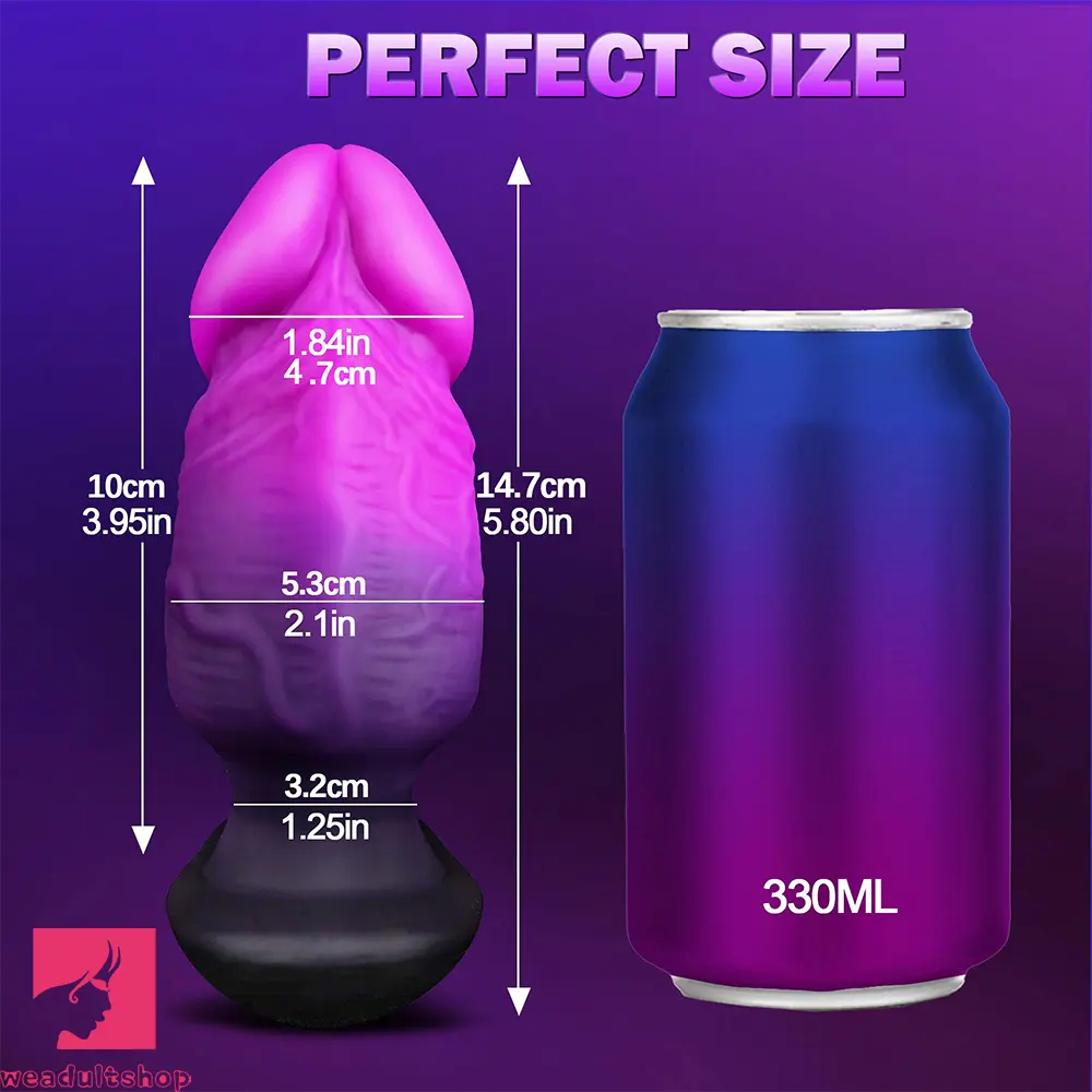 5.8in Silicone Thick Soft Wearable Dildo For Prostate Massage Dilator